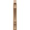 Ekena Millwork 5 1/2-in W x 28-in D x 40-in H Balboa Block Rough Cedar Woodgrain TimberThane Outlooker, Primed Tan OUTUR055X28X40BOA44RCPR - alternate 5